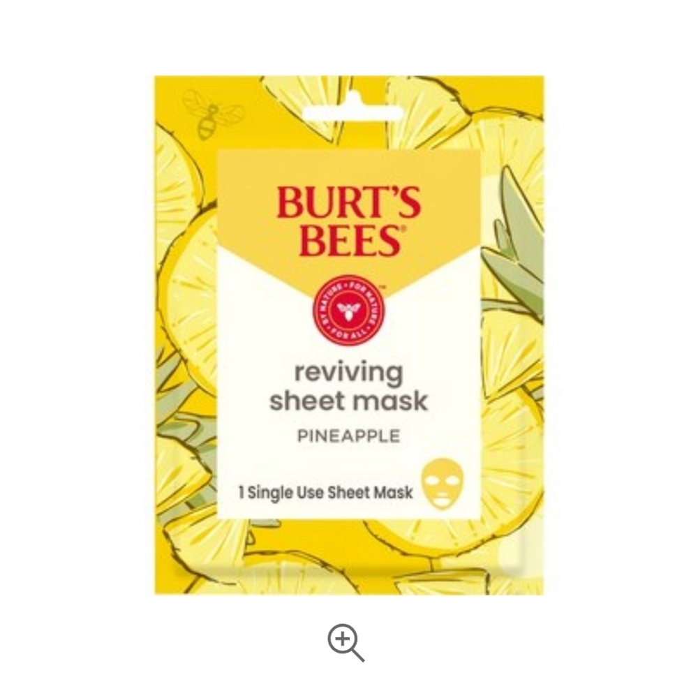 $3 When Bundled with $12+ Burt's Bees Reviving Pineapple Sheet Mask